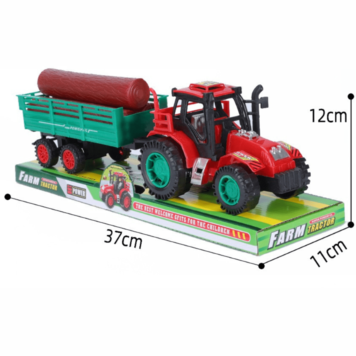 Tractor cu Remorcă pentru Lemne și Bușteni 