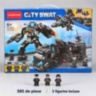 Set construcție City SWAT 585 piese, camion și robot