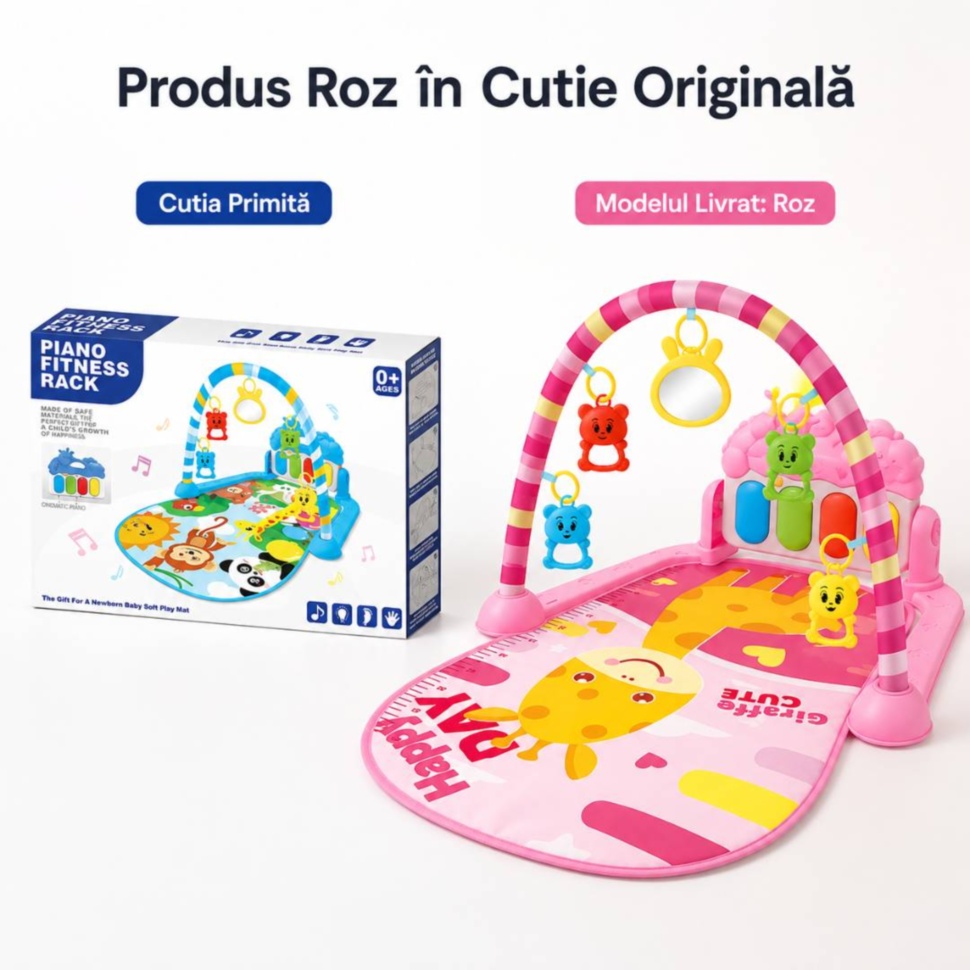Produs roz livrat în cutie originală pentru salteluța de joacă