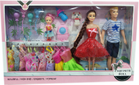 Barbie și Ken cu 9 Ținute și Accesorii Fashion