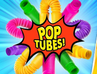 Pachet 6 Pop Tubes, jucărie tactilă senzorială 