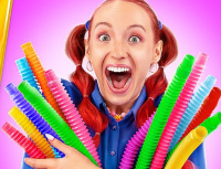 Pachet 6 Pop Tubes, jucărie tactilă senzorială | image