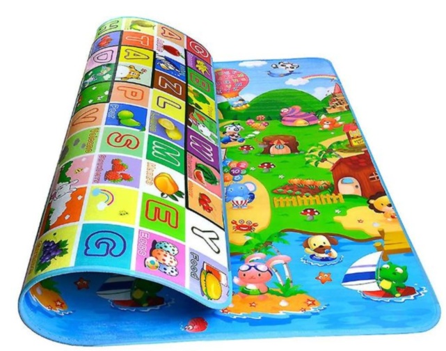 Covoraș de Joacă, cu doua fețe, termoizolant 120cm x 180cm x 0.8cm