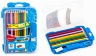 Set 13 Creioane Colorate cu Ascuțitoare și Radieră