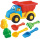 Camion cu 6 Accesorii de Nisip, 29cm  | image