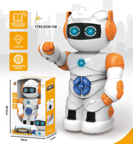 Robot Interactiv, Butoane, Sunete, Lumini, Mișcări