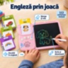 Tabletă educativă cu desen și 112 cartonașe în engleză