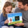 Tabletă educativă cu desen și 112 cartonașe în engleză