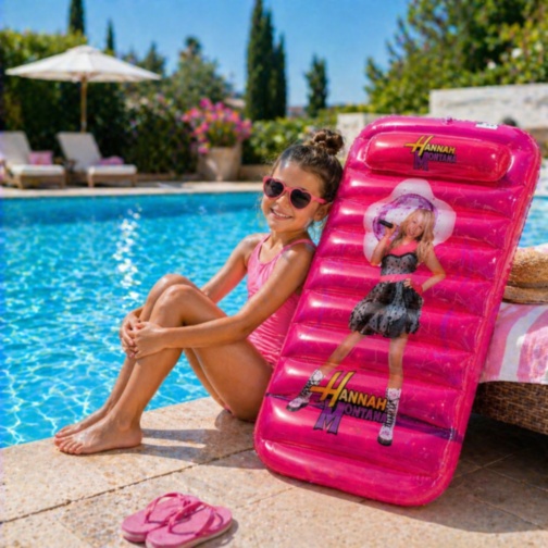 Saltea Gonflabilă Copii pentru Piscină cu Pernă