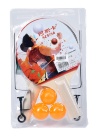 Set 2 Palete de Ping Pong cu Fileu Inclus și 3 Mingi