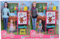 Barbie Profesoară cu Elevă și Accesorii