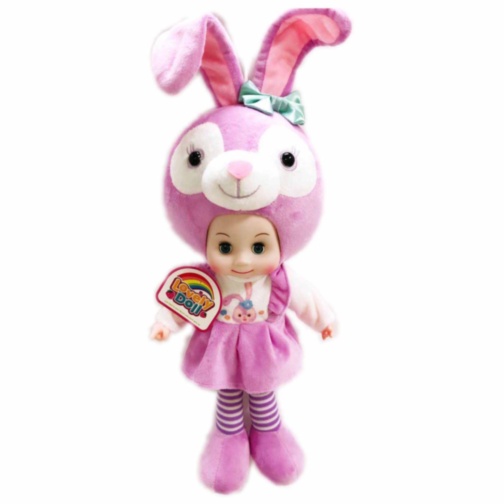 Păpușa Animăluț Iepuraș cu 3 Melodii, 48cm 
