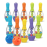 Set Bowling Colorat cu 10 Popice și 2 Bile – Jucărie Interactivă pentru Copii