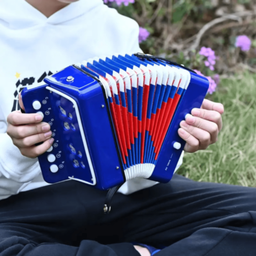 Acordeon Muzical pentru Copii cu 7 Clape (culoare aleatorie)