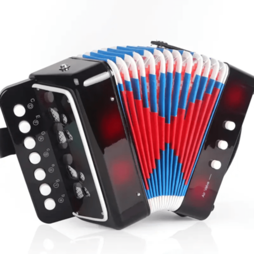 Acordeon Muzical pentru Copii cu 7 Clape (culoare aleatorie)