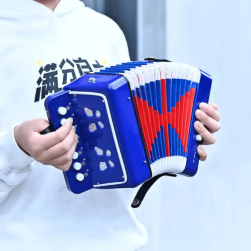 Acordeon Muzical pentru Copii cu 7 Clape (culoare aleatorie)