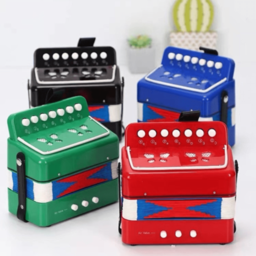 Acordeon Muzical pentru Copii cu 7 Clape (culoare aleatorie)