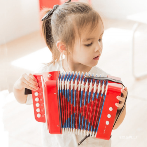 Acordeon Muzical pentru Copii cu 7 Clape (culoare aleatorie)