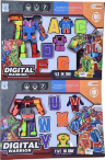 Set 12 Litere Transformabile în Roboței