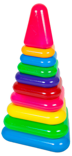 Piramida Multicoloră, 30cm 