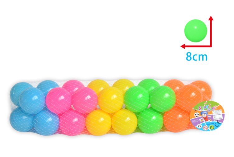 Pachet de 30 Mingi Colorate - Distracție și Joacă pentru Copii 