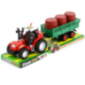 Tractor cu Remorcă și Butoaie pentru Fermă