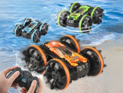 Mașinuță Amfibie cu Telecomandă 360° pentru Copii (culoare aleatorie) | image