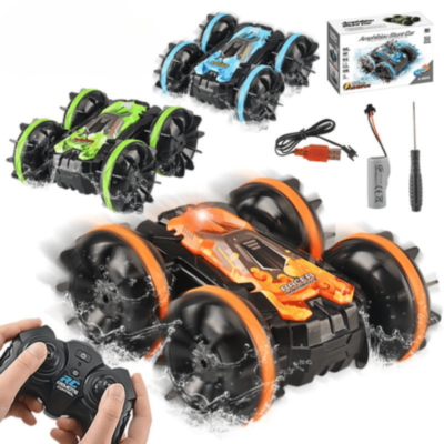 Mașinuță Amfibie cu Telecomandă 360° pentru Copii (culoare aleatorie) | image