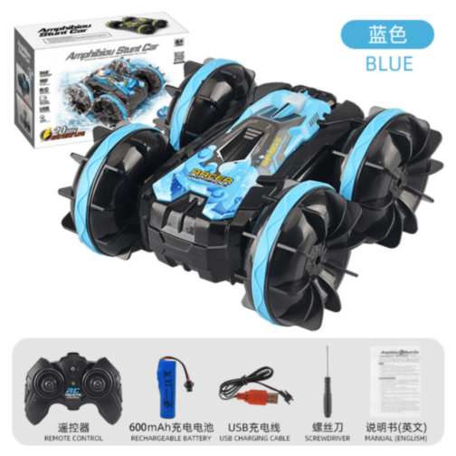 Mașinuță Amfibie cu Telecomandă 360° pentru Copii (culoare aleatorie) Mașinuță Amfibie cu Telecomandă 360° pentru Copii (culoare aleatorie)