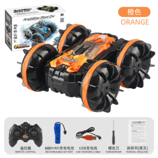 Mașinuță Amfibie cu Telecomandă 360° pentru Copii (culoare aleatorie) Mașinuță Amfibie cu Telecomandă 360° pentru Copii (culoare aleatorie)