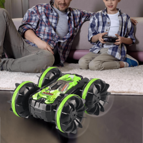 Mașinuță Amfibie cu Telecomandă 360° pentru Copii (culoare aleatorie) Mașinuță Amfibie cu Telecomandă 360° pentru Copii (culoare aleatorie)