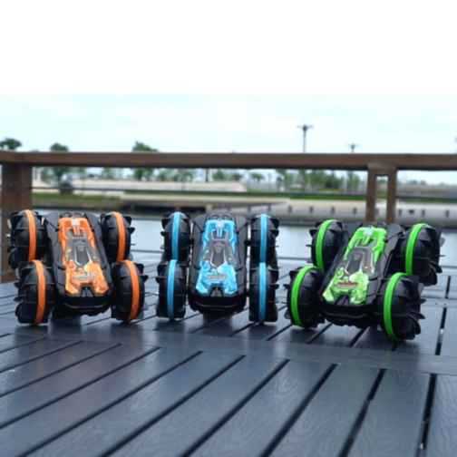 Mașinuță Amfibie cu Telecomandă 360° pentru Copii (culoare aleatorie) Mașinuță Amfibie cu Telecomandă 360° pentru Copii (culoare aleatorie)