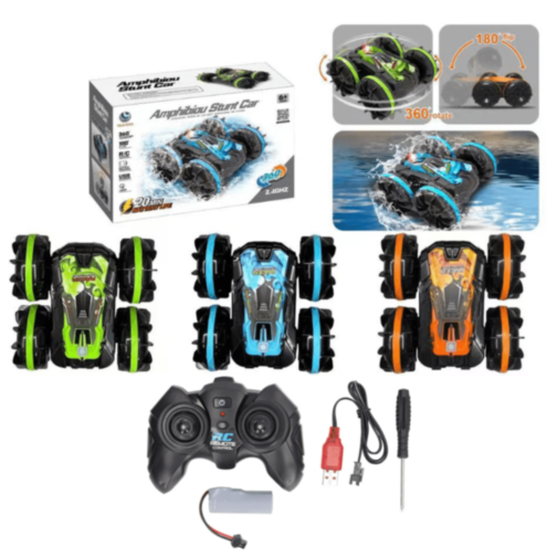 Mașinuță Amfibie cu Telecomandă 360° pentru Copii (culoare aleatorie) Mașinuță Amfibie cu Telecomandă 360° pentru Copii (culoare aleatorie)