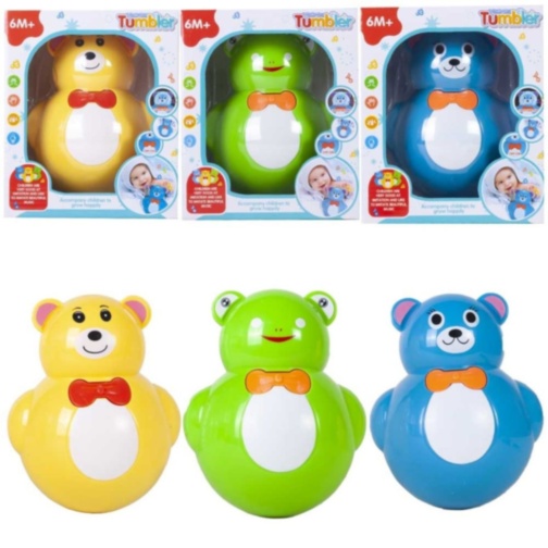 Jucărie interactivă bebe cu muzică și lumini (model aleatoriu)