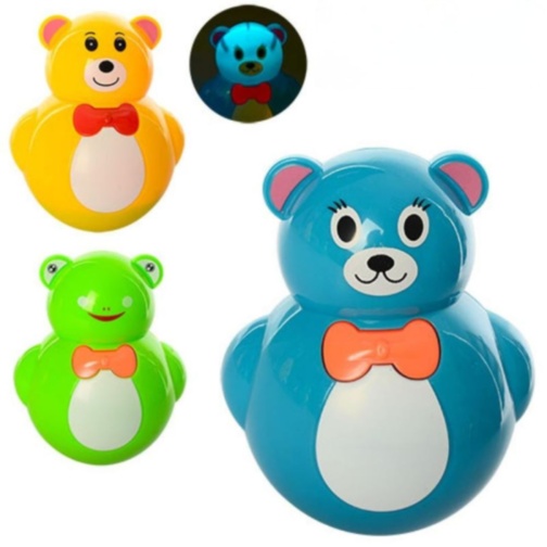 Jucărie interactivă bebe cu muzică și lumini (model aleatoriu)