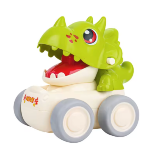 Mașinuță Dinozaur cu Funcție Press & Go (culoare aleatorie)