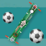 Joc Interactiv de Fotbal Volley Shot, pentru 2 Jucători