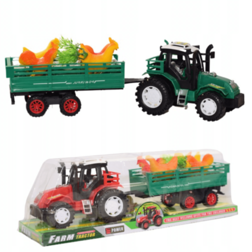 Tractor cu Remorcă și Animale pentru Copii 