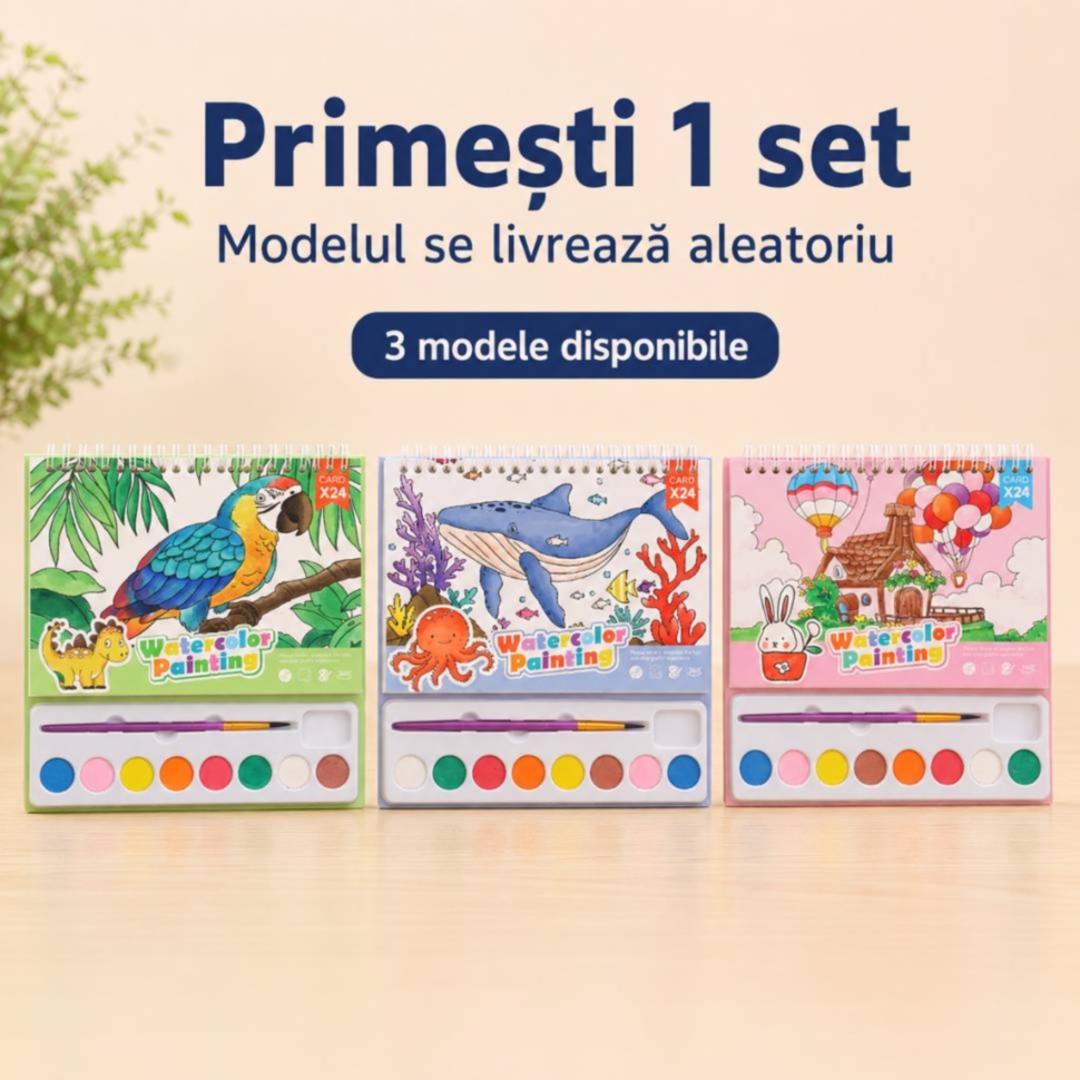 Cele trei variante disponibile ale setului și livrarea unui singur model aleatoriu