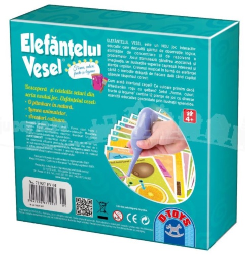 Elefănțelul Vesel - Forme, Culori, Fructe și Legume  joc