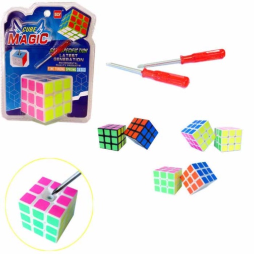 Cub Rubik Ajustabil cu Șurubelniță