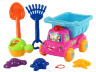Camion cu 6 Accesorii de Nisip, 29cm